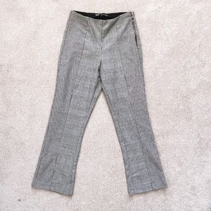Bershka Kick Flare Plaid Pants